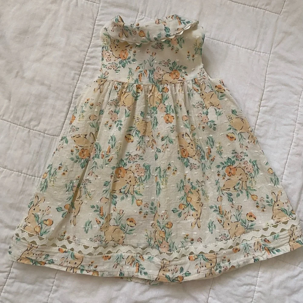 Haute hippie bunny matching flowy top with bloomers perfect for Easter/Spring - Picture 7 of 8